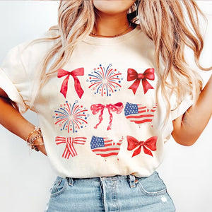 Coquette American Flag Shirt Coquette Bow Shirt 4th Of July Shirt America Shirt Freedom American Flag Shirt American Girl Shirt 1716781776483.jpg