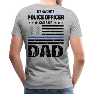 My Favorite Police Officer Calls Me Dad Dad Of Officer Shirt Birthday Gift Fathers Day Gift From Son Or Daughter Back The Blue Flag 1716784084878.jpg