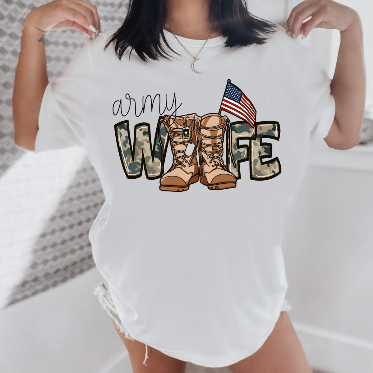 Army Wife Soldiers Wife Military Shirt Army Wife Shirt Gift For Wife 1716784194116.jpg