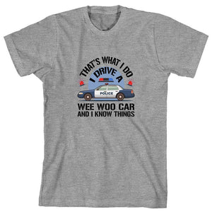 Thats What I Do I Drive A Wee Woo Car Shirt Christmas Gift Police Shirt Back The Blue Birthday Gift Fathers Day Police Car 1716795538609.jpg