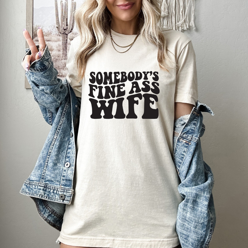 Somebodys Fine Wife Bridal Just Married Shirt Gift For Wife 1716798209434.png