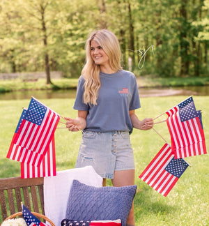 1776 Embroidered American Flag Tee Tank Long Sleeve Crewneck Sweatshirt  Patriotic Vintage Inspired 4th Of July Usa Shirt 1716954391399.jpg