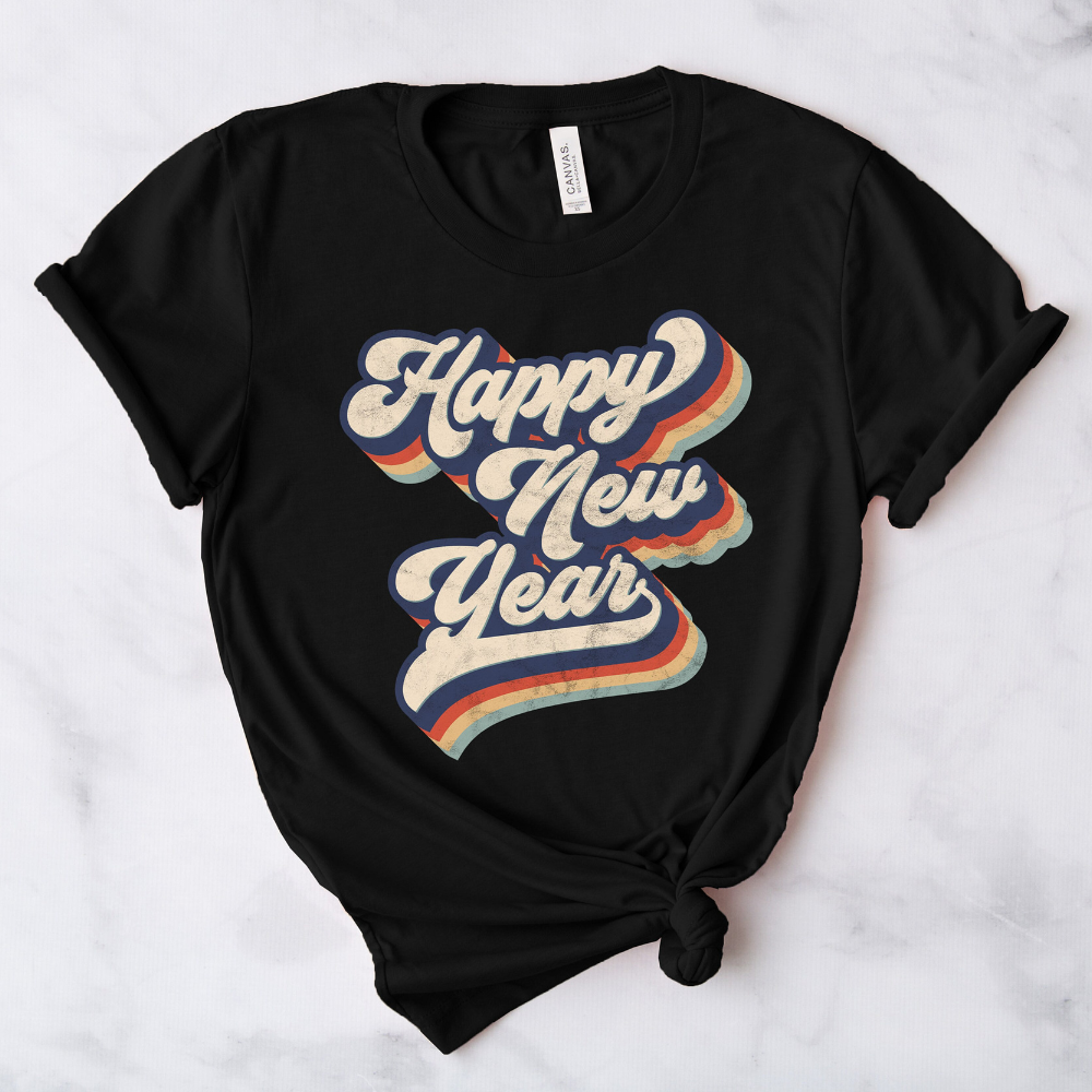 Retro Happy New Year New Year Party Shirt New Year Vibes Party Shirts 1716956662092.png