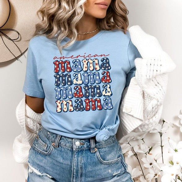 American Mama Shirtpatriotic Shirtsfamily 4th Of July Shirtmama Fourth Of July Shirtmatching Family Shirtamerican Mama Shirt 1716967369202.jpg