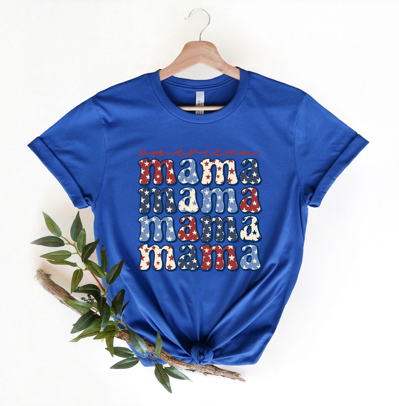 American Mama Shirtpatriotic Shirtsfamily 4th Of July Shirtmama Fourth Of July Shirtmatching Family Shirtamerican Mama Shirt 1716967369781.jpg
