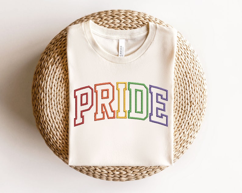 Embroidered Pride Sweatshirt Embroidered Lgbt Shirt Embroidered Pride Shirt Lgbt Friendly Shirt Lgbt Support Shirt Rainbow Shirt 1717123263492.jpg