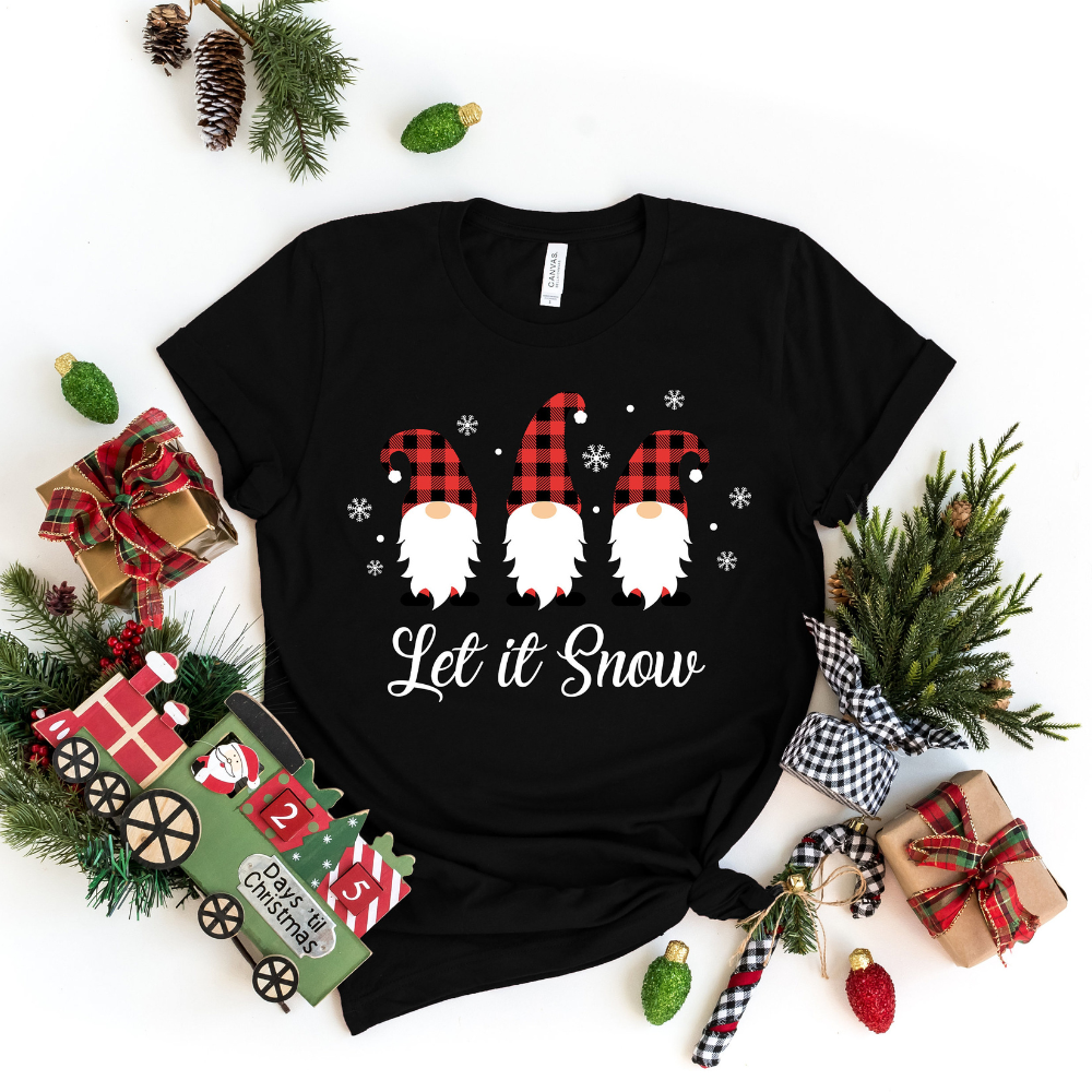 Let It Snow Christmas Gnomes Christmas Holiday Oufits Make Memory Family Christmas Gift 1717144183138.png