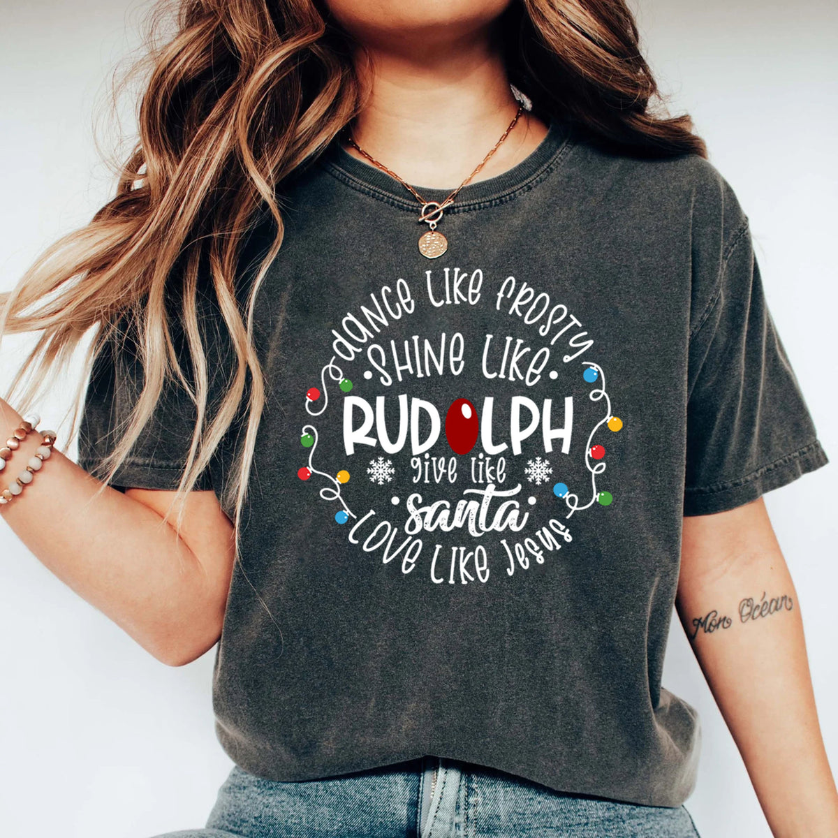 Dance Like Frosty Shine Like Rudolph Christmas Holiday Oufits Make Memory Family Christmas Gift 1717146015769.jpg