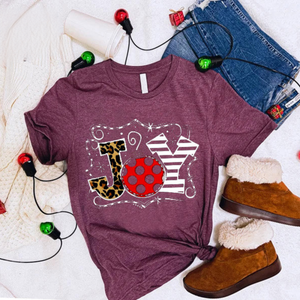 Joy Christmas Leopard  Buffalo Christmas Christmas Holiday Oufits Make Memory Family Christmas Gift 1717379934663.png