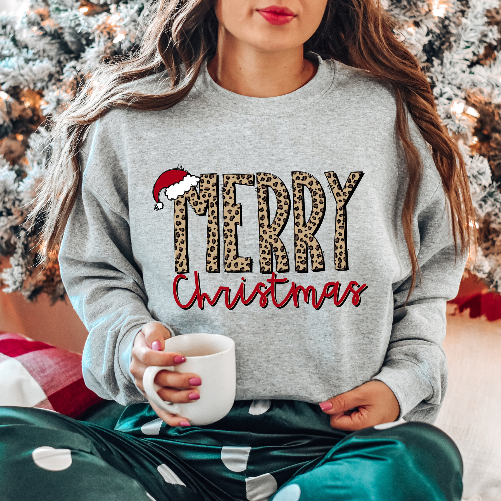 Leopard Buffalo Merry Christmas Christmas Holiday Oufits Make Memory Family Christmas Gift 1717381309303.png