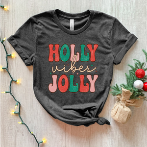 Holly Jolly Vibes Christmas Christmas Holiday Oufits Make Memory Family Christmas Gift 1717383215833.png