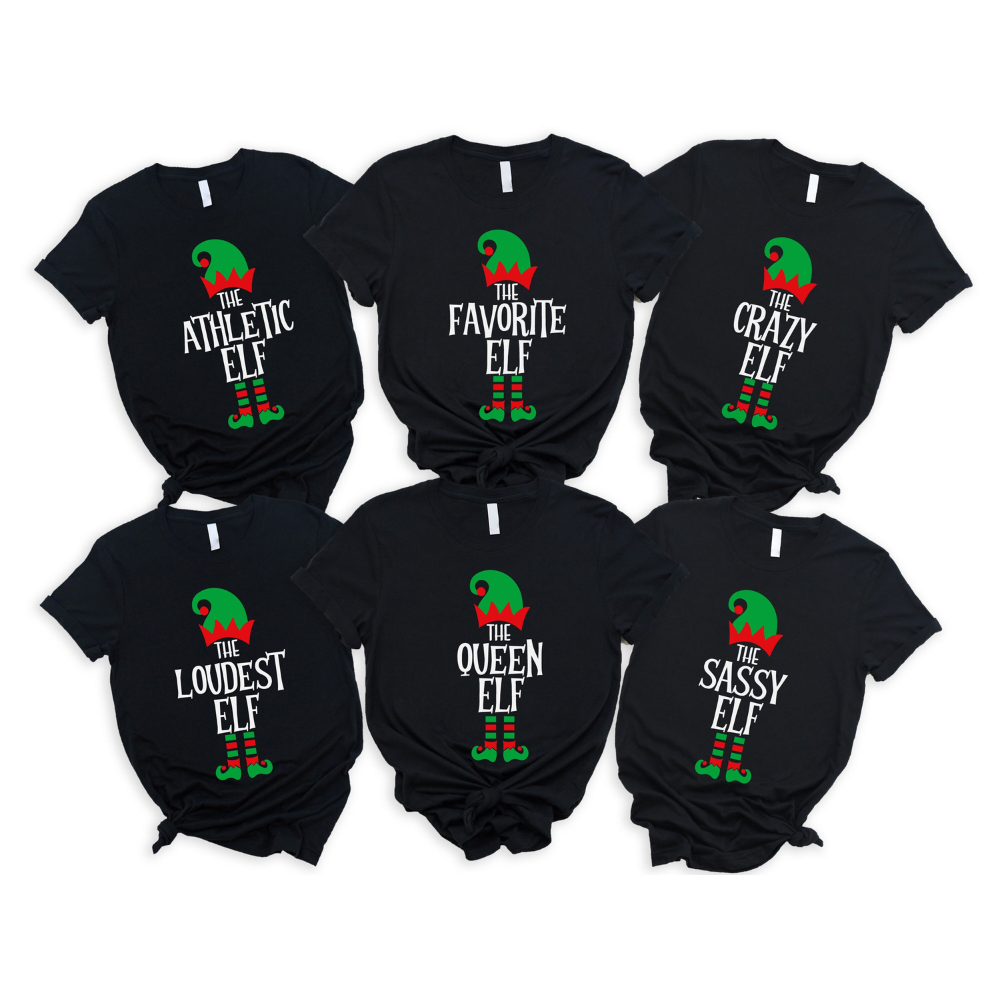 The Elf Family Christmas Holiday Oufits Make Memory Family Christmas Gift 1717385553922.png