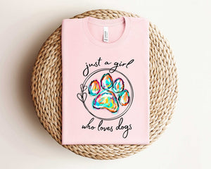 Just A Girl Who Loves Dogs Dog Lover Girl Shirt Animal Lover Shirt Dog Lover Shirt Dog Lover Daughter Shirt Dog Lover Sister Shirt 1717562158144.jpg