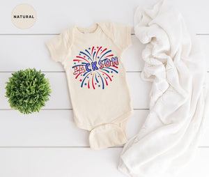 Custom 4th Of July Kids T Shirt Personalized Patriotic Gift Tshirt Fourth Of July Kids Tee Customized Baby Name Bodysuit Toddler T Shirt 1718159150147.jpg