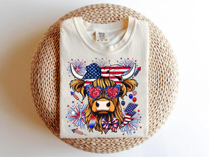 4th Of July Highland Cow Png Western Sublimation American Flag Png Patriotic Cow Png Usa Png Independence Day Heifer Png Freedom Png 1718159879417.jpg