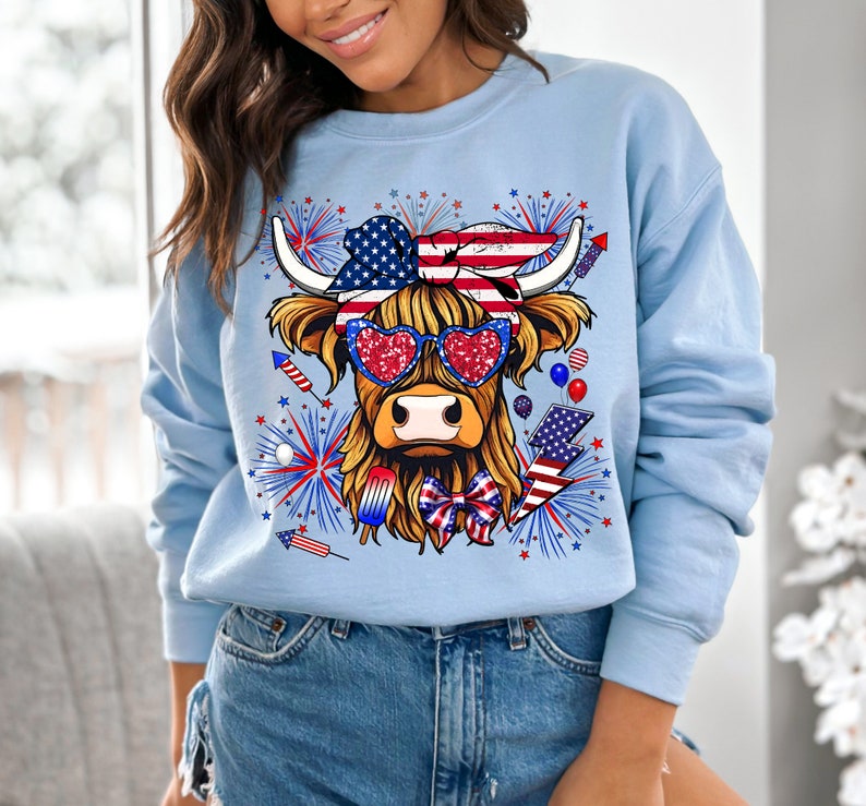 4th Of July Highland Cow Png Western Sublimation American Flag Png Patriotic Cow Png Usa Png Independence Day Heifer Png Freedom Png 1718159880142.jpg