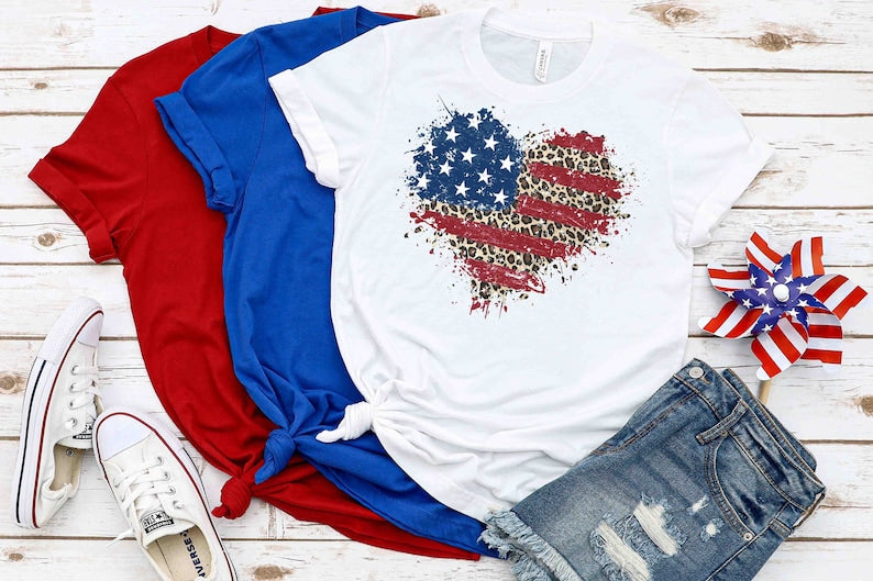 American Flag Shirt American Flag Heart Shirt Patriotic Shirt Usa Shirt 4th Of July Shirt July 4th Shirt Womens American Flag Shirt 1718161293002.jpg