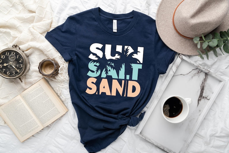 Sun Sand Salt Beach Shirt Trendy Beach Shirts Gift For Women Summer Vacation Shirts 1718161337419.jpg