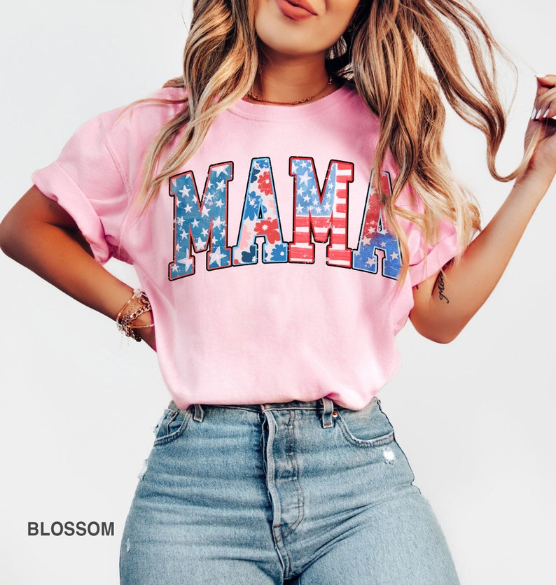 American Mama T Shirt Mama T Shirt Retro Mama America Tee 4th Of July T Shirt American Mama Retro Usa Comfort Color Shirt Usa Shirt 1718177116248.jpg