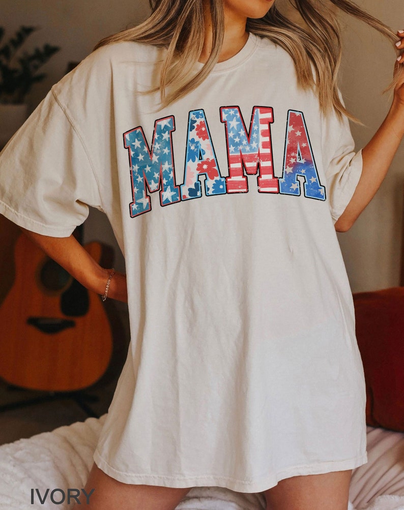 American Mama T Shirt Mama T Shirt Retro Mama America Tee 4th Of July T Shirt American Mama Retro Usa Comfort Color Shirt Usa Shirt 1718177116256.jpg
