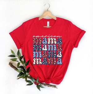 American Mama Shirtpatriotic Shirtsfamily 4th Of July Shirtmama Fourth Of July Shirtmatching Family Shirtamerican Mama Shirt 1718177591491.jpg