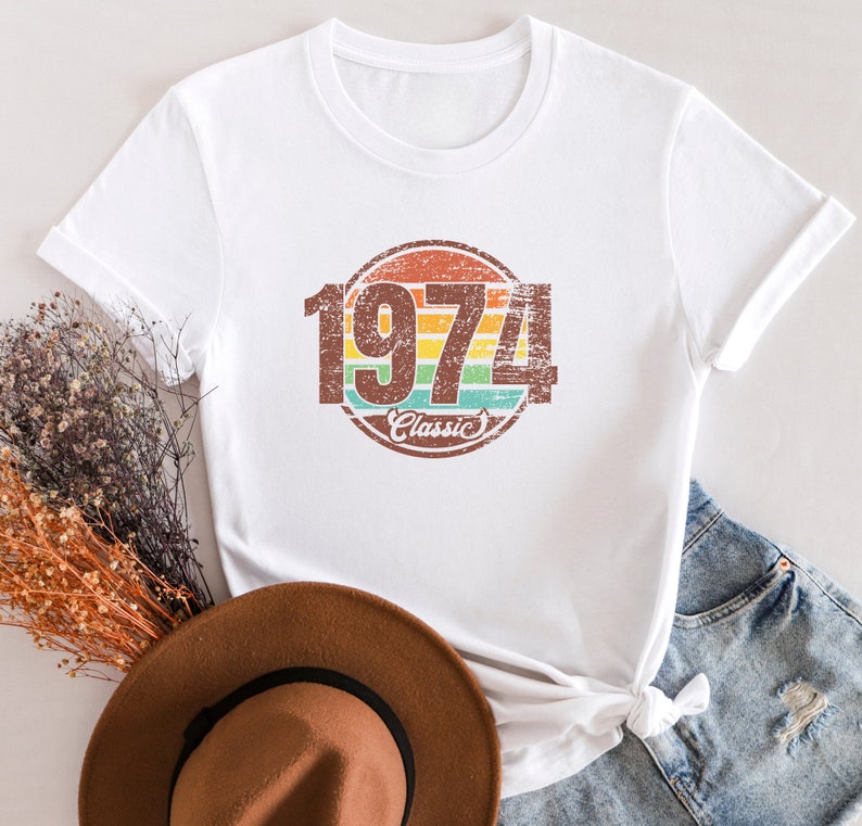 retro 1974 t shirt trendybirthday shirt 50th birthday gift for women men vintage 1974 shirt1974 classic tee 50th birthday party tshirts 1718856627331.jpg