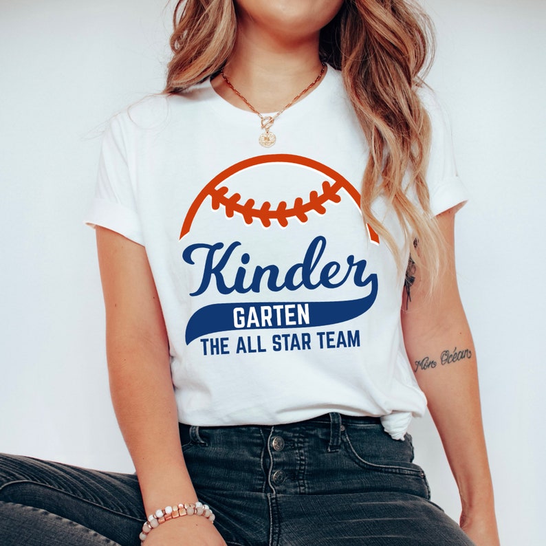 Kindergarten Teacher Shirt Back To School Shirt K5 Teacher Shirt Teacher Shirts Kindergarten Team Tees  Custom Baseball School Shirt 1718857847247.jpg