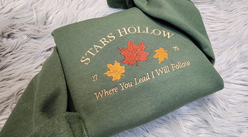 Embroidered Stars Hollow Crewneck   Where You Lead I Will Follow Unisex T Shirt   Sweatshirt Or Hooded Sweatshirt 1721619095721.jpg