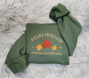 Embroidered Stars Hollow Crewneck   Where You Lead I Will Follow Unisex T Shirt   Sweatshirt Or Hooded Sweatshirt 1721619095743.jpg