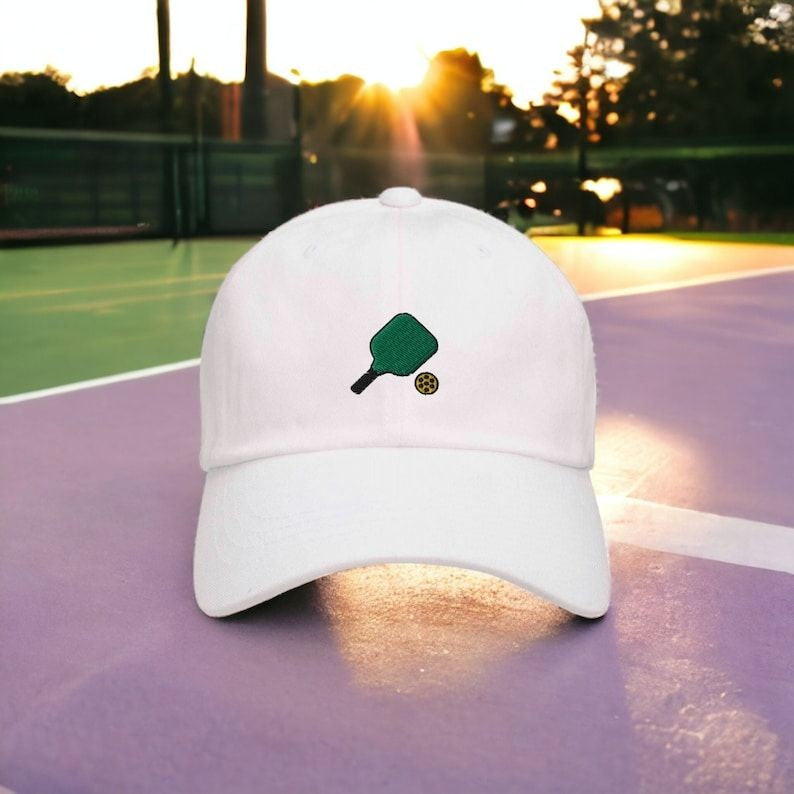 pickleball lover gift pickleball embroidered dad hat embroidered unisex hat dad cap adjustable baseball cap gift for him 1723520468491.jpg