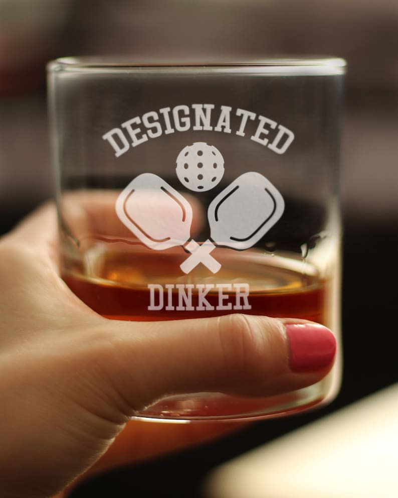 designated dinker   whiskey rocks glass   funny unique pickleball themed gifts for dinkers and bangers 1723521148361.jpg
