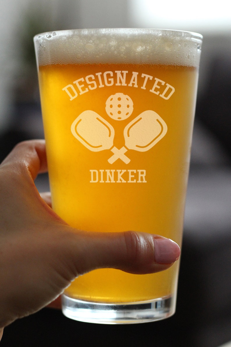 designated dinker   pint glass for beer   cute funny pickleball themed d cor and gifts for dinkers and bangers 1723521325559.jpg