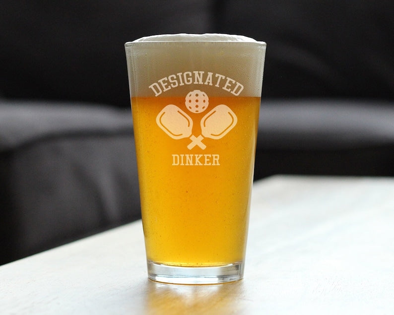 designated dinker   pint glass for beer   cute funny pickleball themed d cor and gifts for dinkers and bangers 1723521325593.jpg