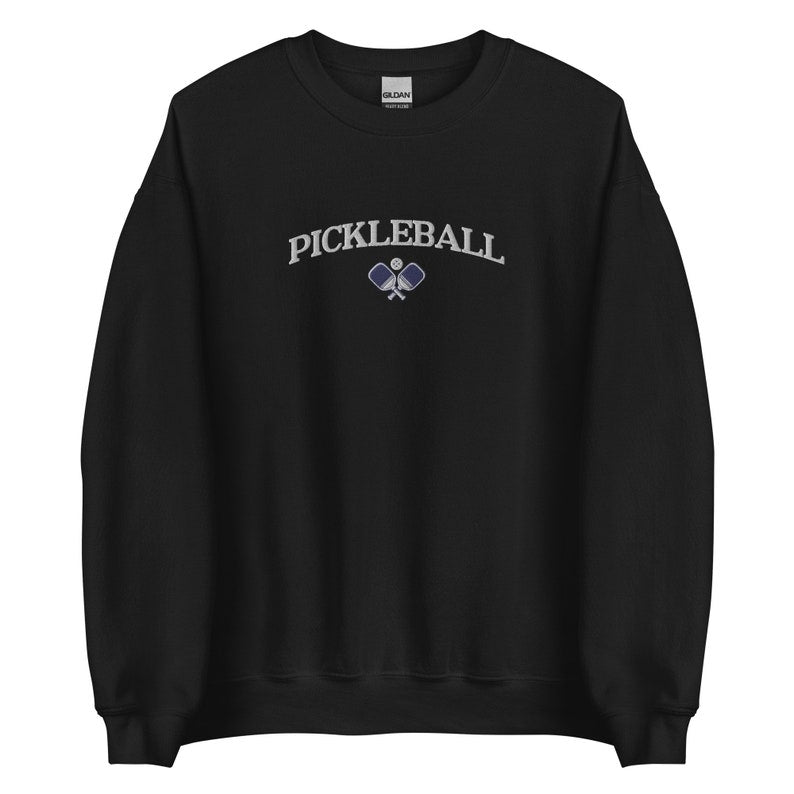 pickleball sweatshirt embroidered pickleballer gift pickle ball lover custom pickleball team crewneck matching club sweatshirts 1723535300052.jpg