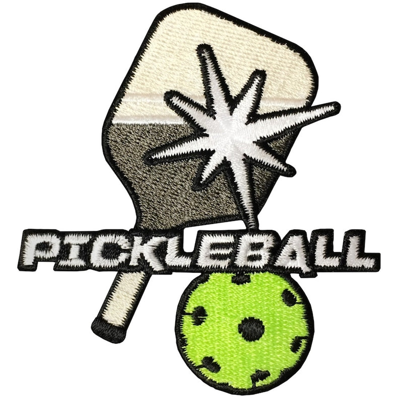 pickleball applique patch   pickle ball sports badge 1723707260845.jpg