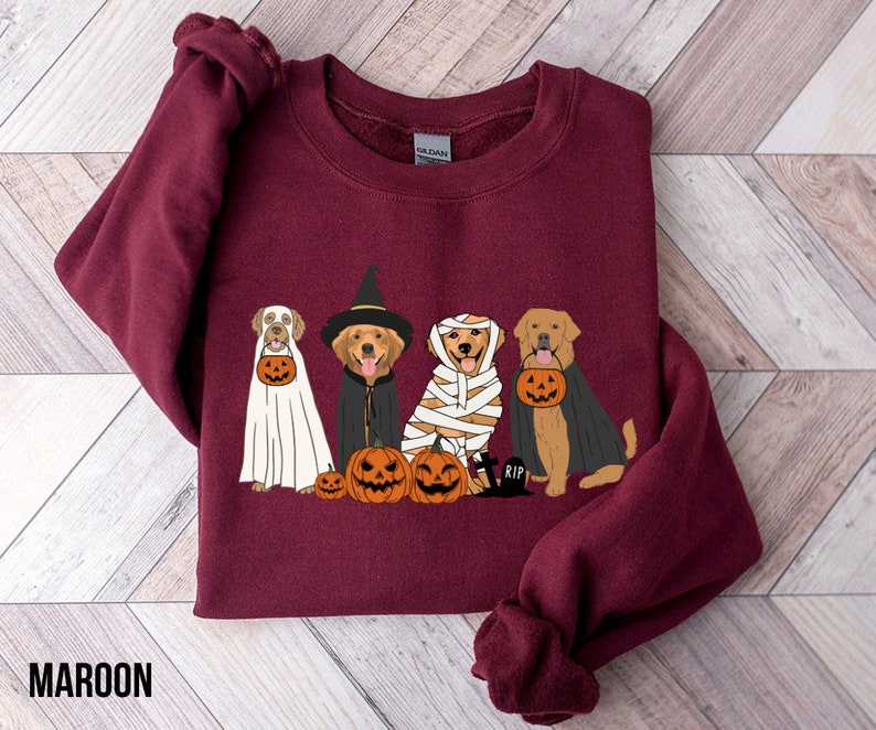 golden retriever ghost dogs sweatshirt halloween dog sweatshirt halloween sweatshirt halloween sweater ghost sweatshirt ghost dog shirt 1724657537378.jpg