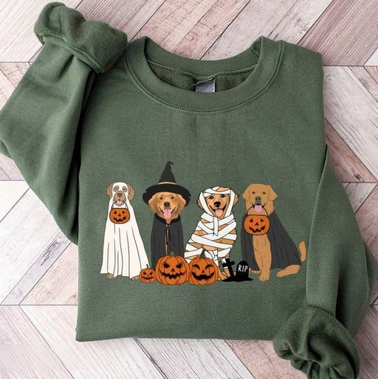 golden retriever ghost dogs sweatshirt halloween dog sweatshirt halloween sweatshirt halloween sweater ghost sweatshirt ghost dog shirt 1724657537391.jpg