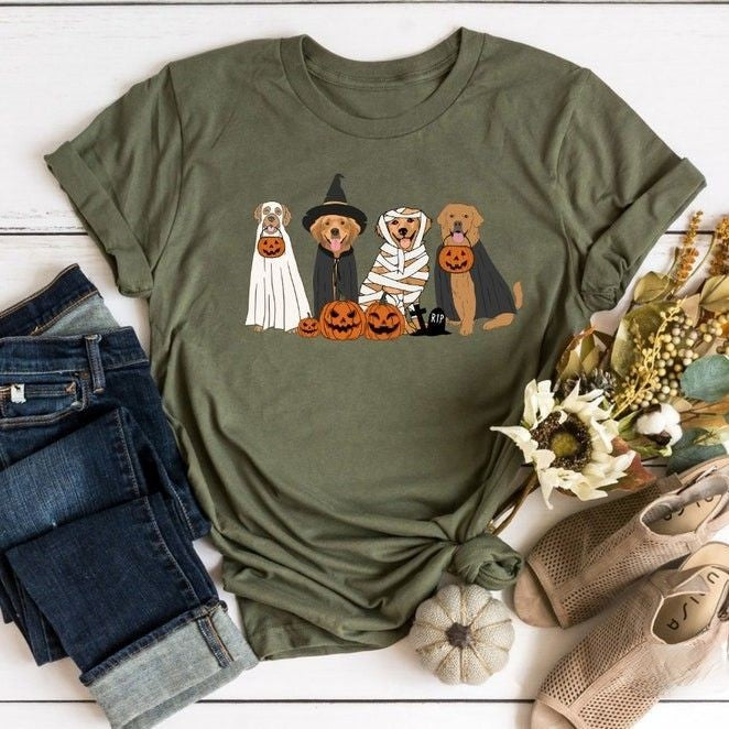 golden retriever ghost dogs t shirt halloween dog t shirt halloween t shirt ghost t shirt ghost dog shirt 1724657938620.jpg