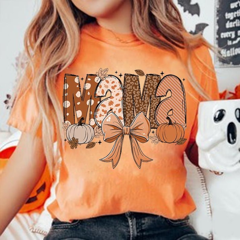 fall mama shirt fall mama coquette pumpkin fall vibes shirt autumn coquette coquette mama shirt 1724747157444.jpg