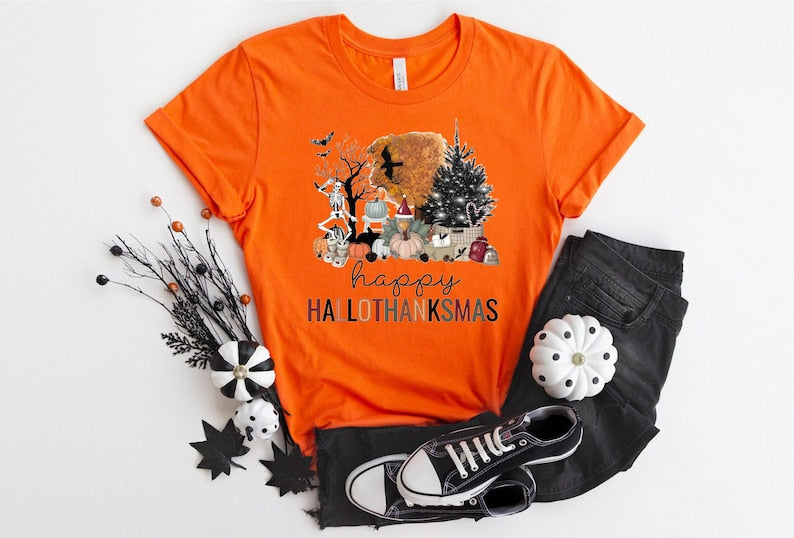 happy hallothanksmas shirt happy halloween thanksgiving christmas shirt holiday season shirt funny halloween gift fall shirt autumn tee 1724916775600.jpg