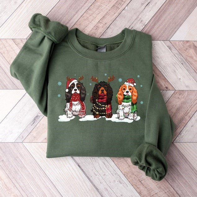 cavalier king charles spaniel christmas sweatshirt christmas dog shirt king charles spaniel shirt dog mom sweater dog lover sweatshirt 1724920312236.jpg
