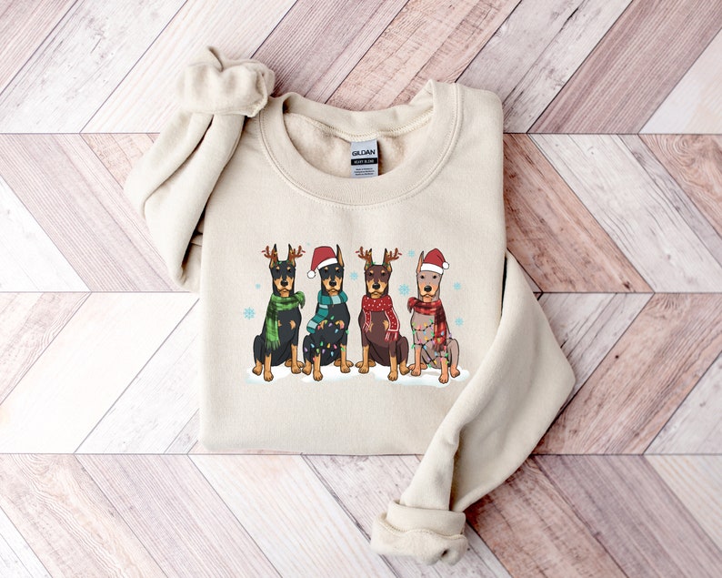 christmas doberman sweatshirt christmas dog shirt doberman shirt doberman mom shirt doberman lover shirtdog lover shirtholiday sweater 1724920863362.jpg