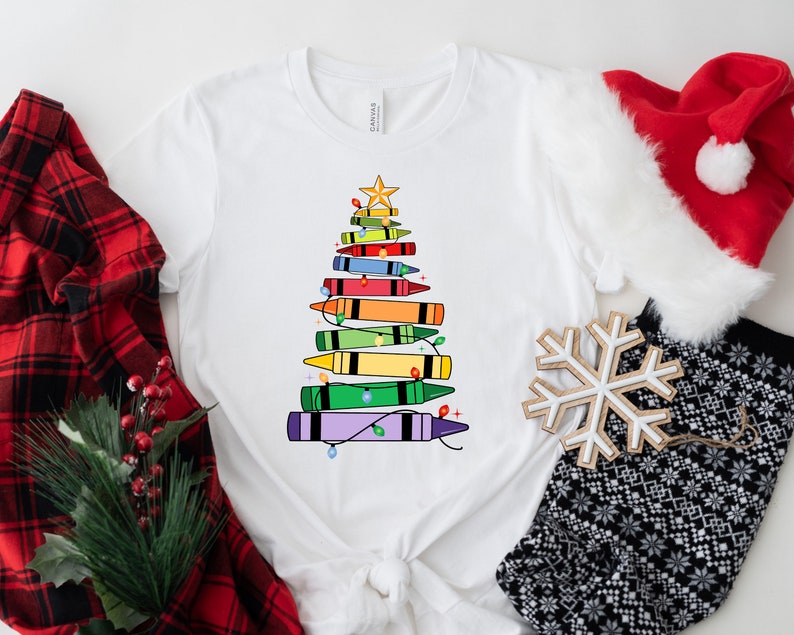 christmas crayons tree christmas teacher t shirt christmas gift for teacher teaching tee teachers day teachers life shirt teacher lifechristmas t shirt 1724922101049.jpg