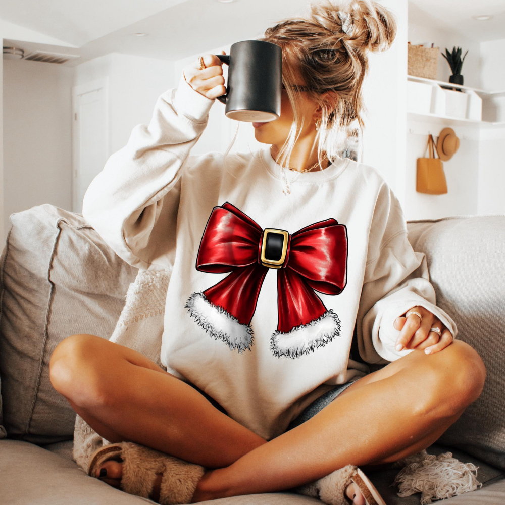 christmas santa bow christmas shirt gift for friends besties sisters 1724991227532.png