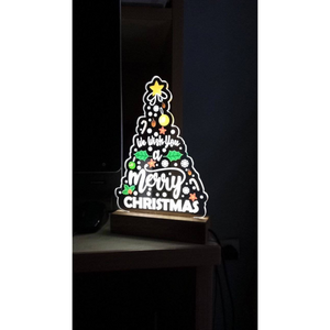 we wish you a merry christmas christmas led night light christmas light bulb 3d led light wooden base 1725505556954.png