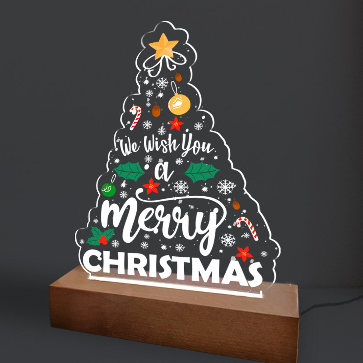 we wish you a merry christmas christmas led night light christmas light bulb 3d led light wooden base 1725505557144.png