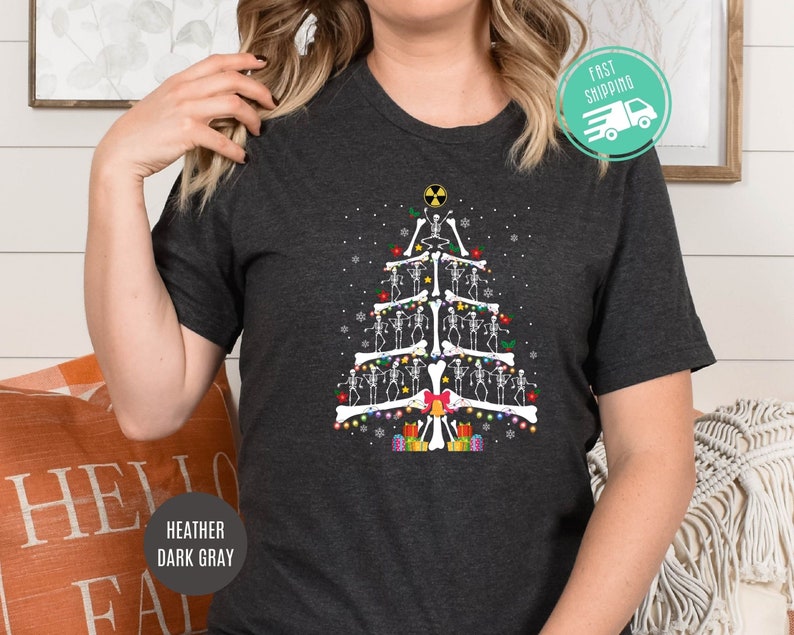 radiology christmas sweatshirt skeleton christmas tree shirt xray tech sweatshirt radiologist gift rad tech gift skeleton christmas tee 1725519443049.jpg