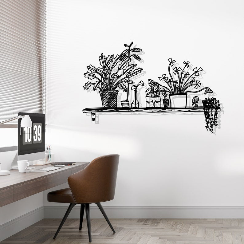 flower garden metal wall art outdoor metal home decor kitchen metal wall decor unique birthday gift bestseller gift housewarming gift 1725523126973.jpg