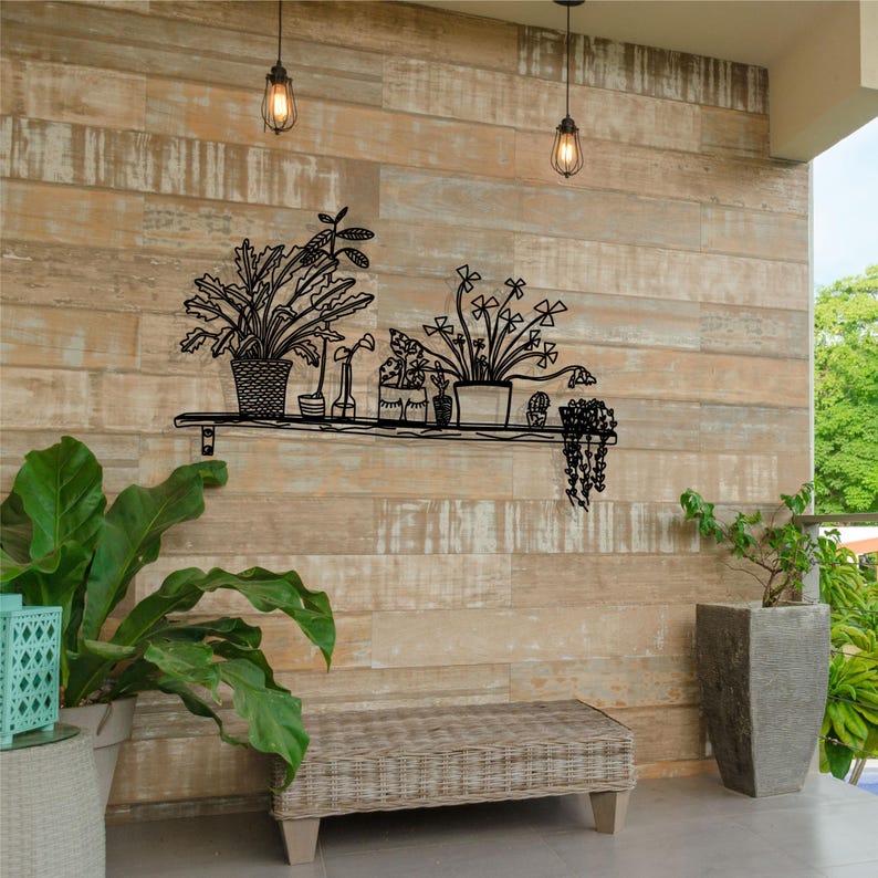 flower garden metal wall art outdoor metal home decor kitchen metal wall decor unique birthday gift bestseller gift housewarming gift 1725523126976.jpg