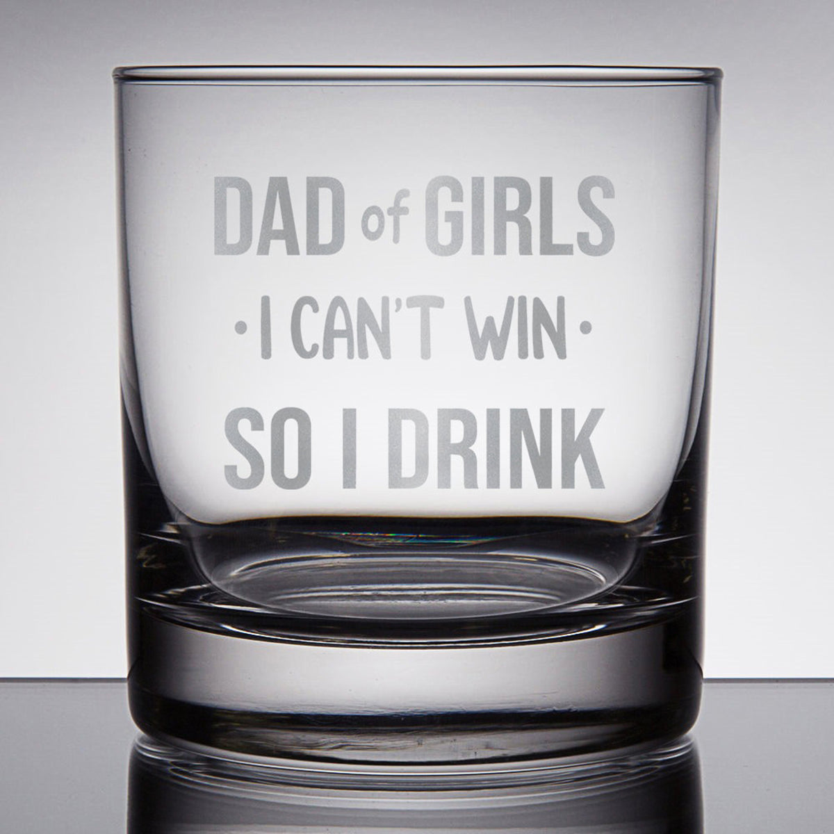 dad of girls i cant win so i drink funny wine glass whiskey glass gift for husband 1725607327079.jpg